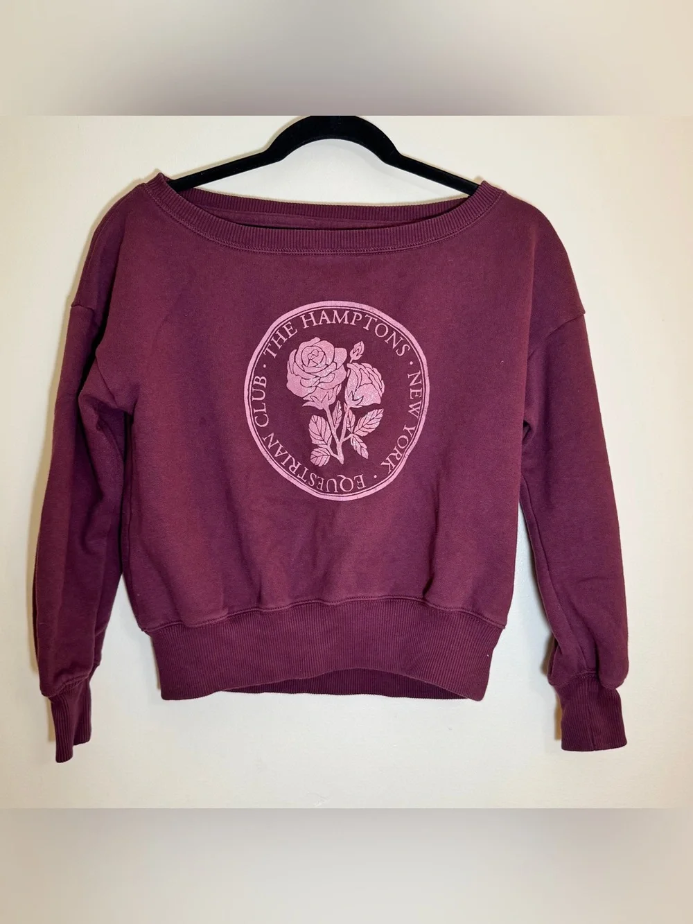 Abercrombie‎ kids Burgundy Crew Neck Pullover